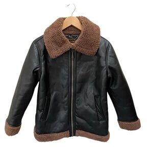 Koolaburra by UGG Motorcycle Shearling Jacket Size Small
